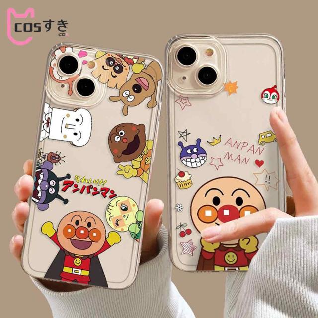 アンパンマン 15ProMax 用シリコーン製スマホケース シンプルスタイル